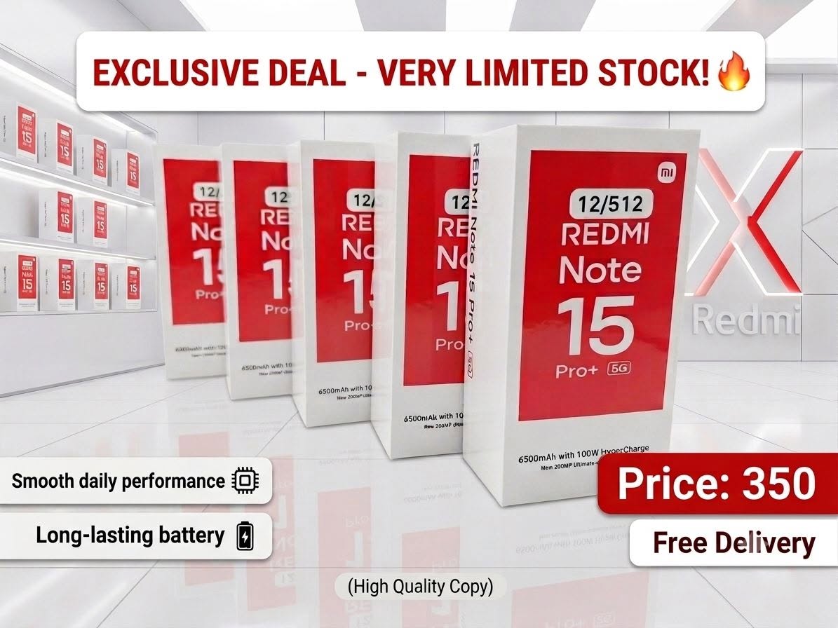 Xiaomi Redmi Note Pro 15 Plus (High Quality Copy)