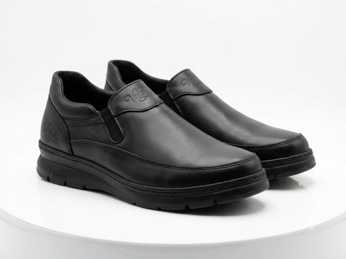 Classic Black & White Casual Sneakers