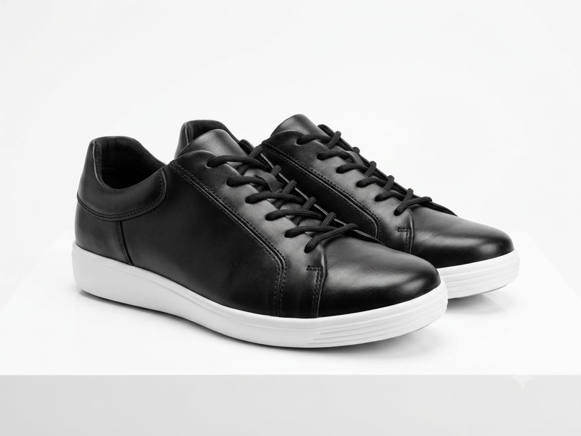 Classic Black & White Casual Sneakers